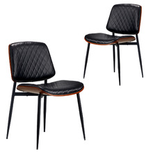 Suri Faux Leather Dining Chairs (Set of 2)