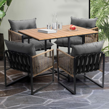 4 Seater Square Hicks Outdoor Dining Table & Chair Set