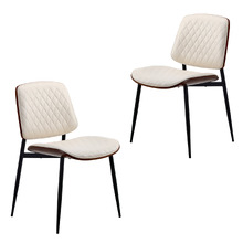 Suri Faux Leather Dining Chairs (Set of 2)