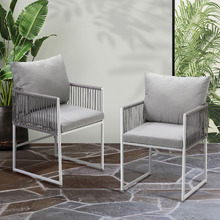 Drita Outdoor Dining Chairs (Set of 2)