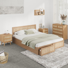 4 Piece Holly II Rattan Bedroom Furniture Set