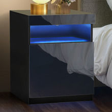Oswin LED Bedside Table