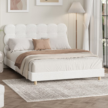 Winslow Boucle Platform Bed
