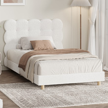 Winslow Boucle Platform Bed