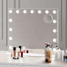 Fava Steel LED Mirror with Bluetooth