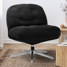 Adler Corduroy Swivel Accent Chair