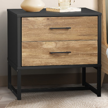 Xyla 2 Drawer Bedside Table