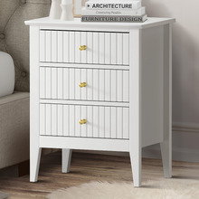 Hilda 3 Drawer Bedside Table