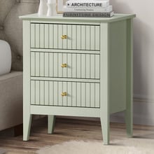 Hilda 3 Drawer Bedside Table