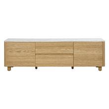 160cm Coney Faux Marble Entertainment Unit
