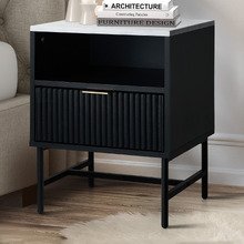 Hammond Faux Marble Bedside Table