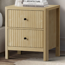 Halifax 2 Drawer Bedside Table