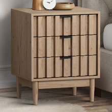 Adrian 3 Drawer Bedside Table