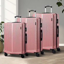 3 Piece Pink Deanna Luggage Set