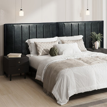 Eloise Oversized Faux Leather Bedhead