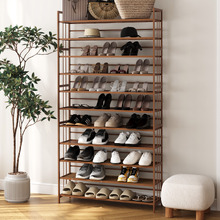 Zale 11 Shelf Bamboo Shoe Rack