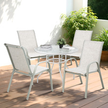 4 Seater Marilyn Outdoor Dining Table & Chair Set