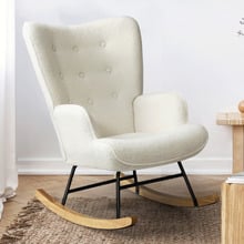 Priam Boucle Rocking Chair