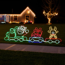 Ofelia Santa Claus Train LED Christmas Light Display
