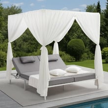 Bella Double Sun Lounge with Canopy