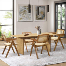 4 Seater Wyatt Dining Table & Chair Set