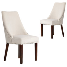 Monica Velvet Dining Chairs (Set of 2)