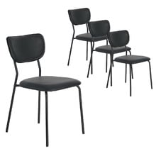 Kalani Faux Leather Dining Chairs (Set of 4)