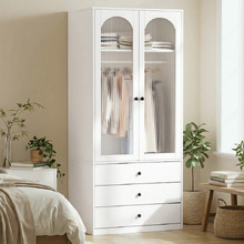Roswen Arch 2 Door 3 Drawer Wardrobe