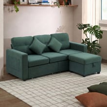 Kiva 3 Seater Sofa & Ottoman Set