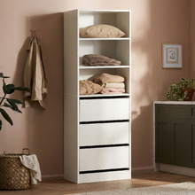Cassandra 3 Drawer & Shelf Wardrobe