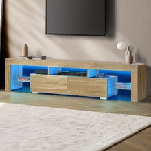 180cm Aiyana 2 Drawer Entertainment Unit with LEDs