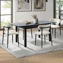 4 Seater Lucien Extendable Dining Table & Chair Set