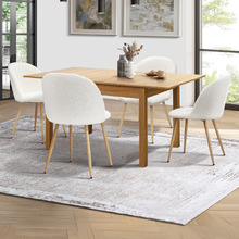 4 Seater Kristine Extendable Dining Table & Chair Set
