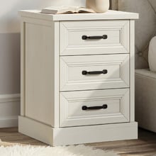 Somer 3 Drawer Bedside Table