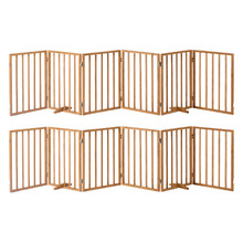 Ziggy 6 Panel Fir Wood Pet Gates (Set of 2)