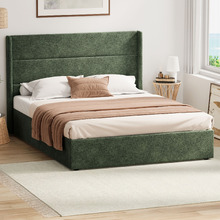 Ciaran Chenille Gas Lift Storage Bed
