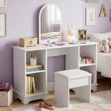 2 Piece Milorie Dressing Table  & Stool Set