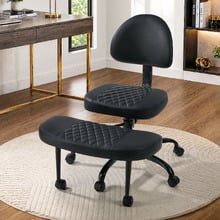 Aerin Faux Leather Kneeling Chair