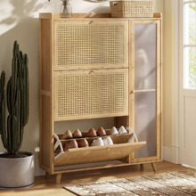 Ylven Bamboo Shoe Cabinet