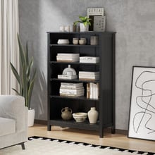 Portia 5 Shelf Bookcase
