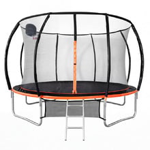 Aren Trampoline with Safety Net & Basketball Ring