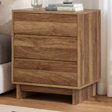 Giselle 3 Drawer Bedside Table