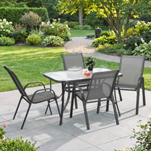4 Seater Mirabella Rectangular Outdoor Dining Set