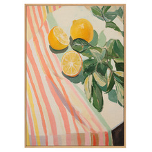 Summer Citrus II Framed Canvas Wall Art