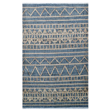 Symbol Hand-Woven Jute & Denim Rug