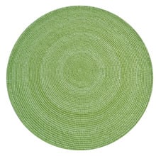 Green Orbit Hand-Woven Indoor/Outdoor Round Rug