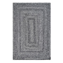 Ash Grey Orbit Hand-Woven Indoor/Outdoor Rug