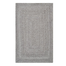 Silver Orbit Hand-Woven Indoor/Outdoor Rug