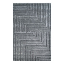 Smoke Ascent Hand-Tufted Wool Rug