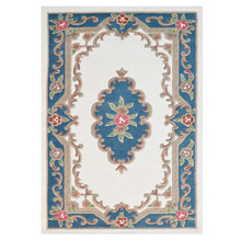 Blue Avalon Hand-Tufted Wool Rug